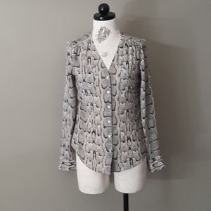 Blouse XS snake skin print